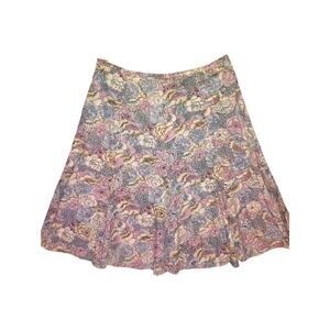 NWOT Newport News floral skirt SZ 18